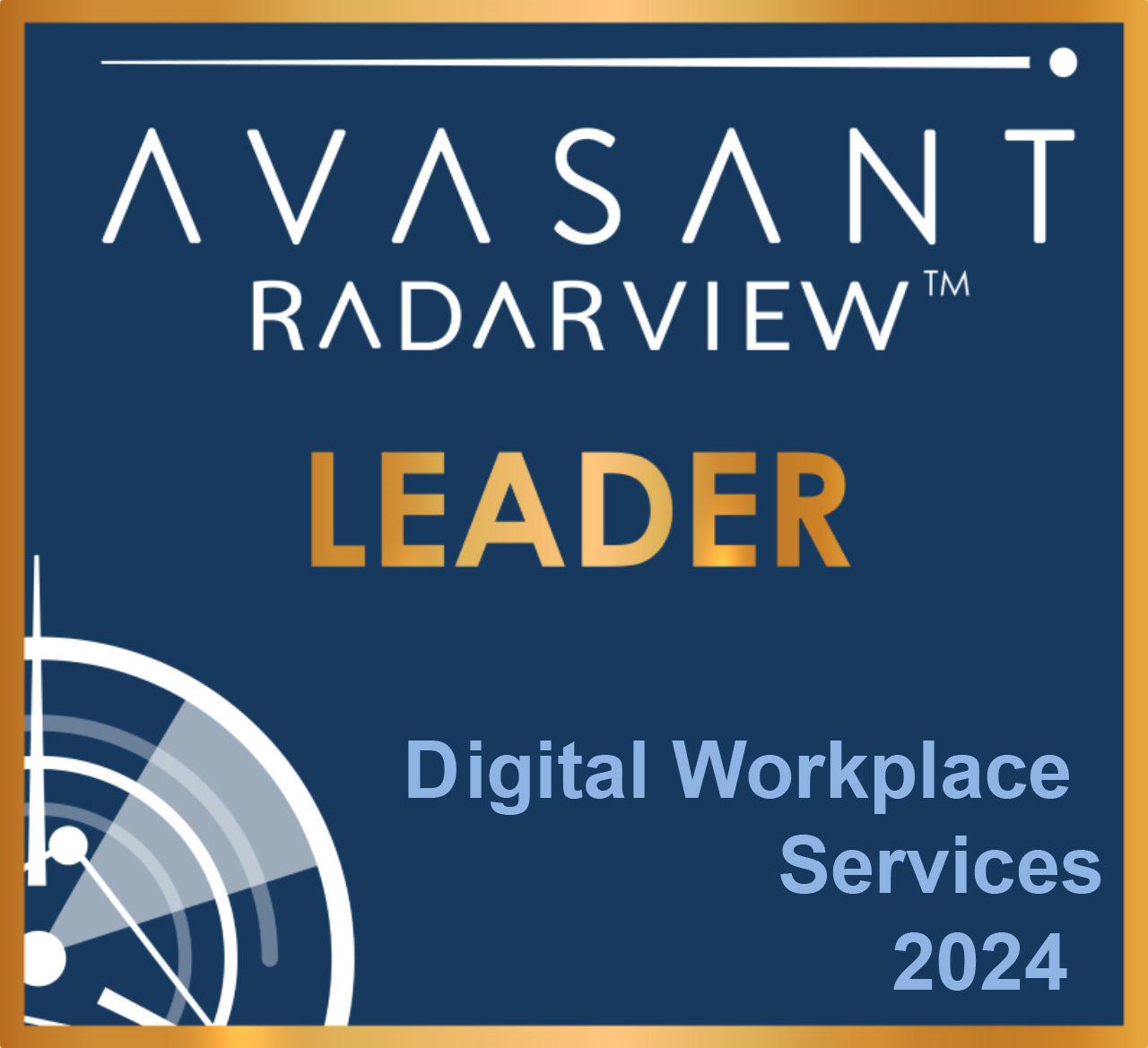 Avasant DWS 2024 radarview square badge